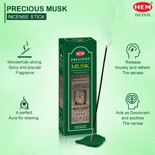 HEM Musk Agarbatti - 20 sticks