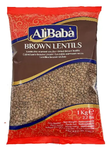 AliBaba Brown Lentils - 1kg