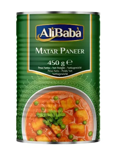 AliBaba Matar Paneer - 450g